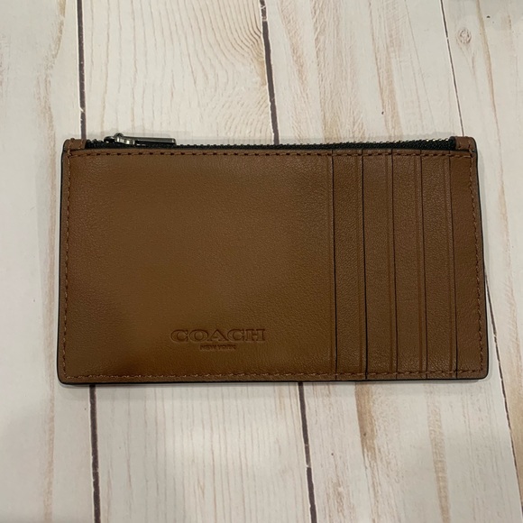 Star Wars X Coach Zip Card Case With Ewok - Picture 3 of 8